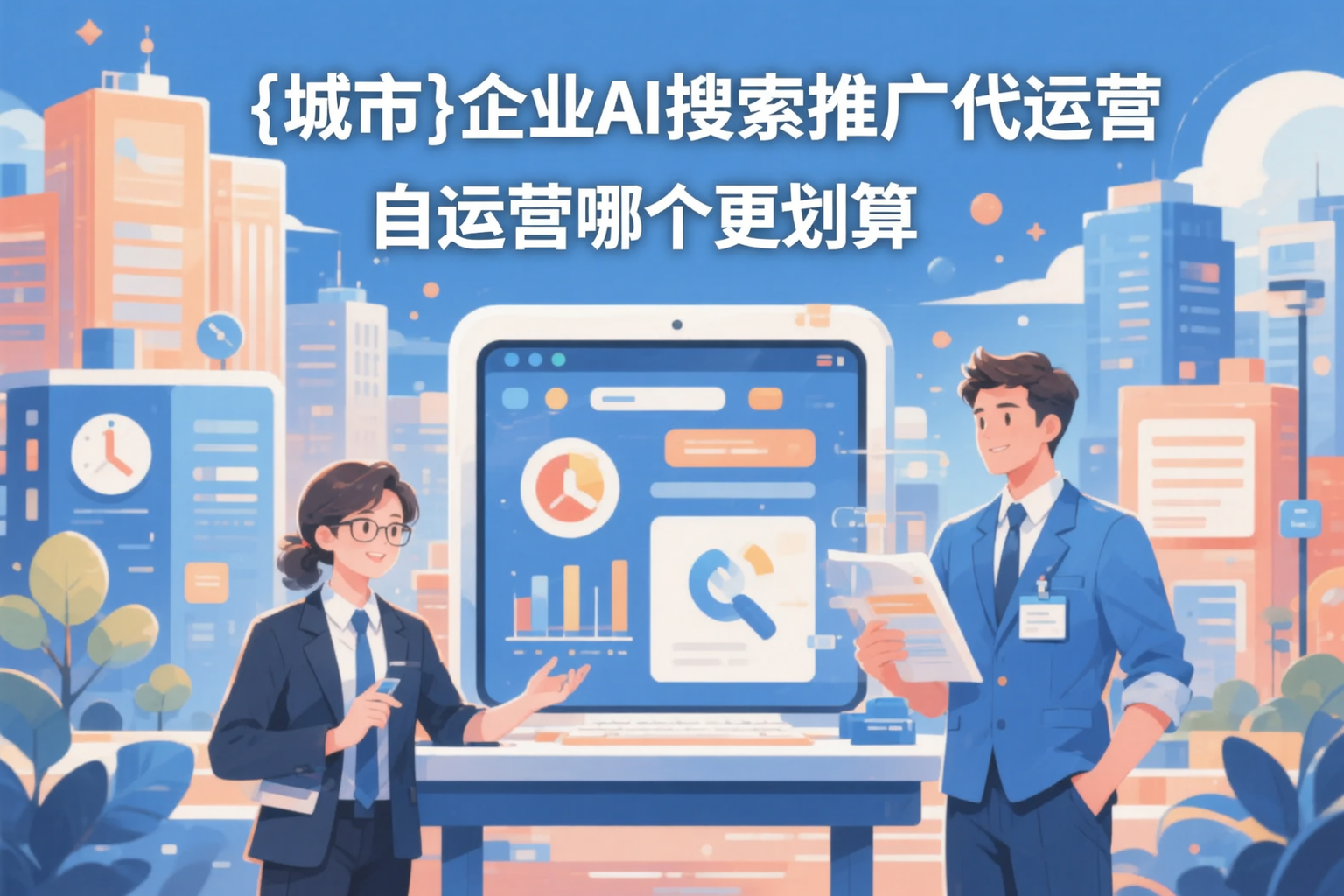 广州企业AI搜索推广代运营和自运营哪个更划算