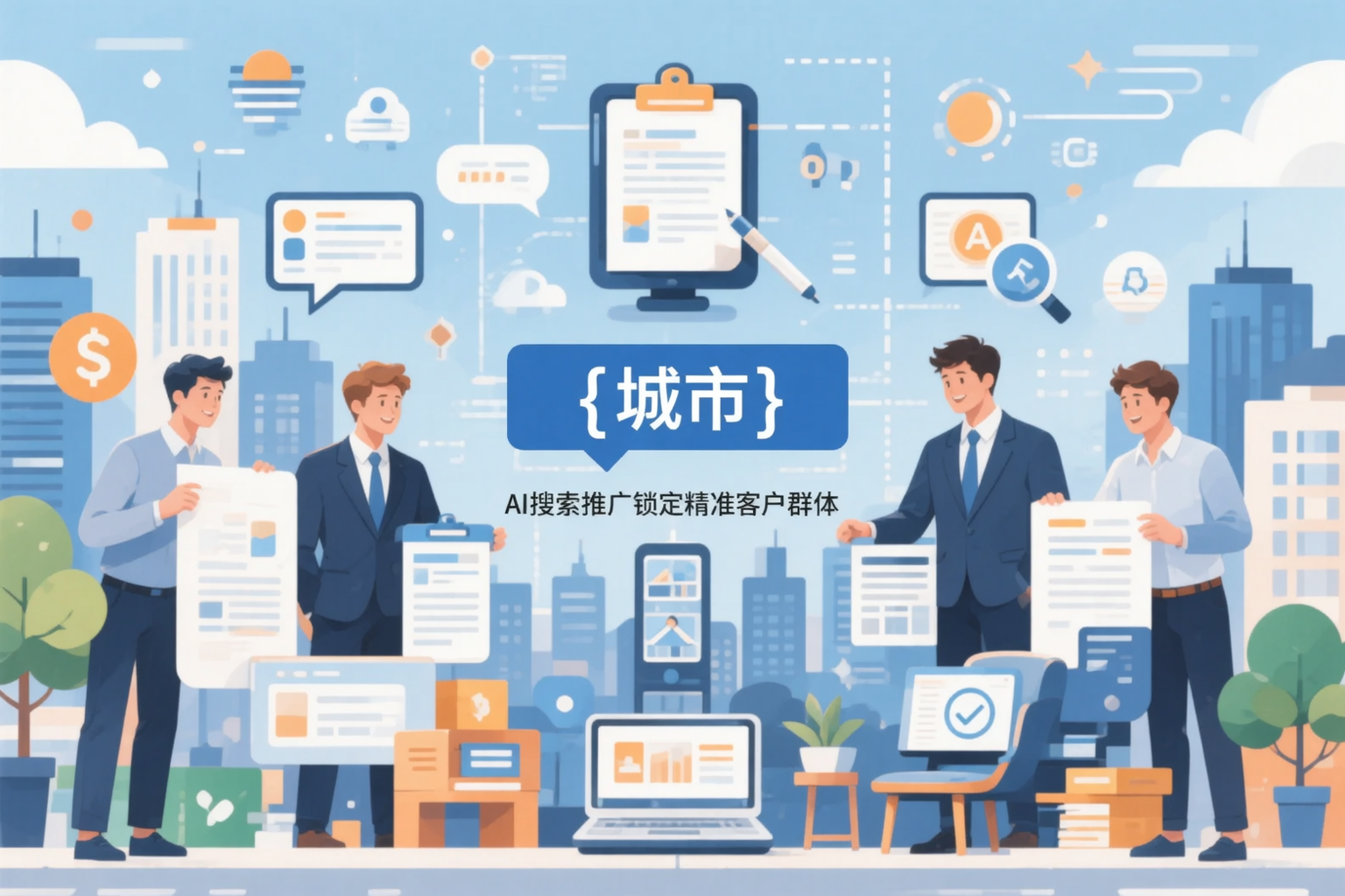 广州公司如何用AI搜索推广锁定精准客户群体