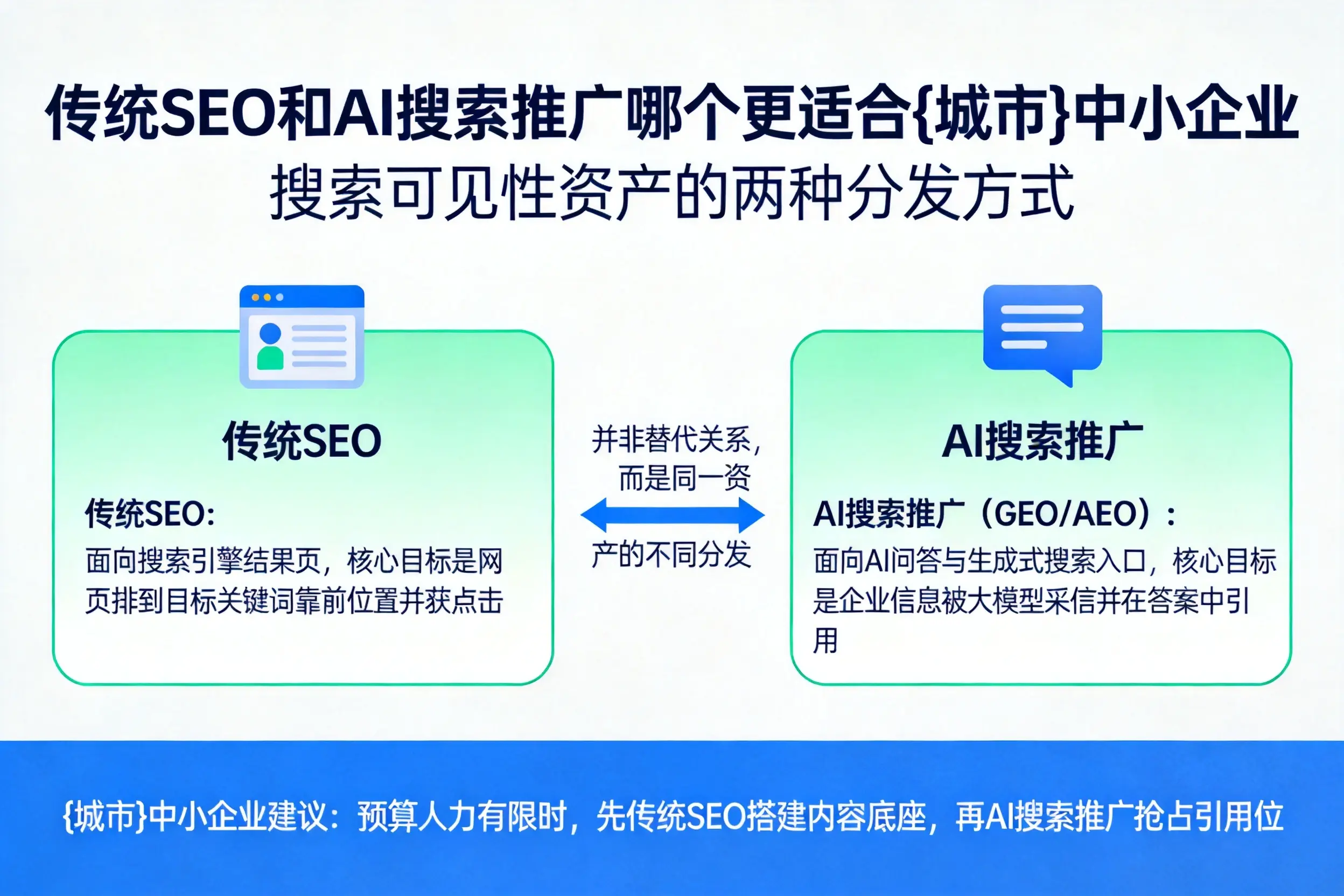 传统SEO和AI搜索推广哪个更适合广州中小企业