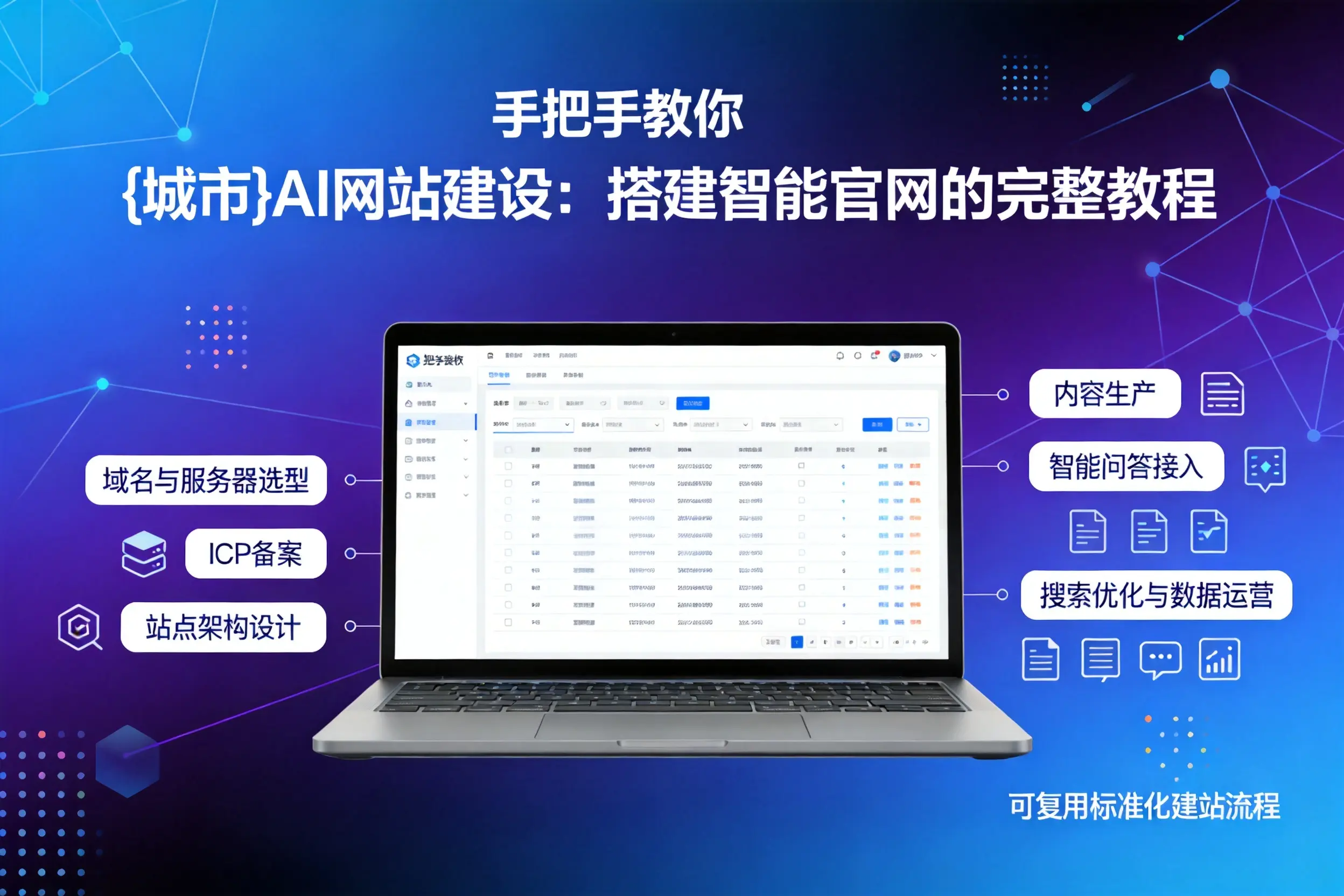 手把手教你广州AI网站建设：搭建智能官网的完整教程
