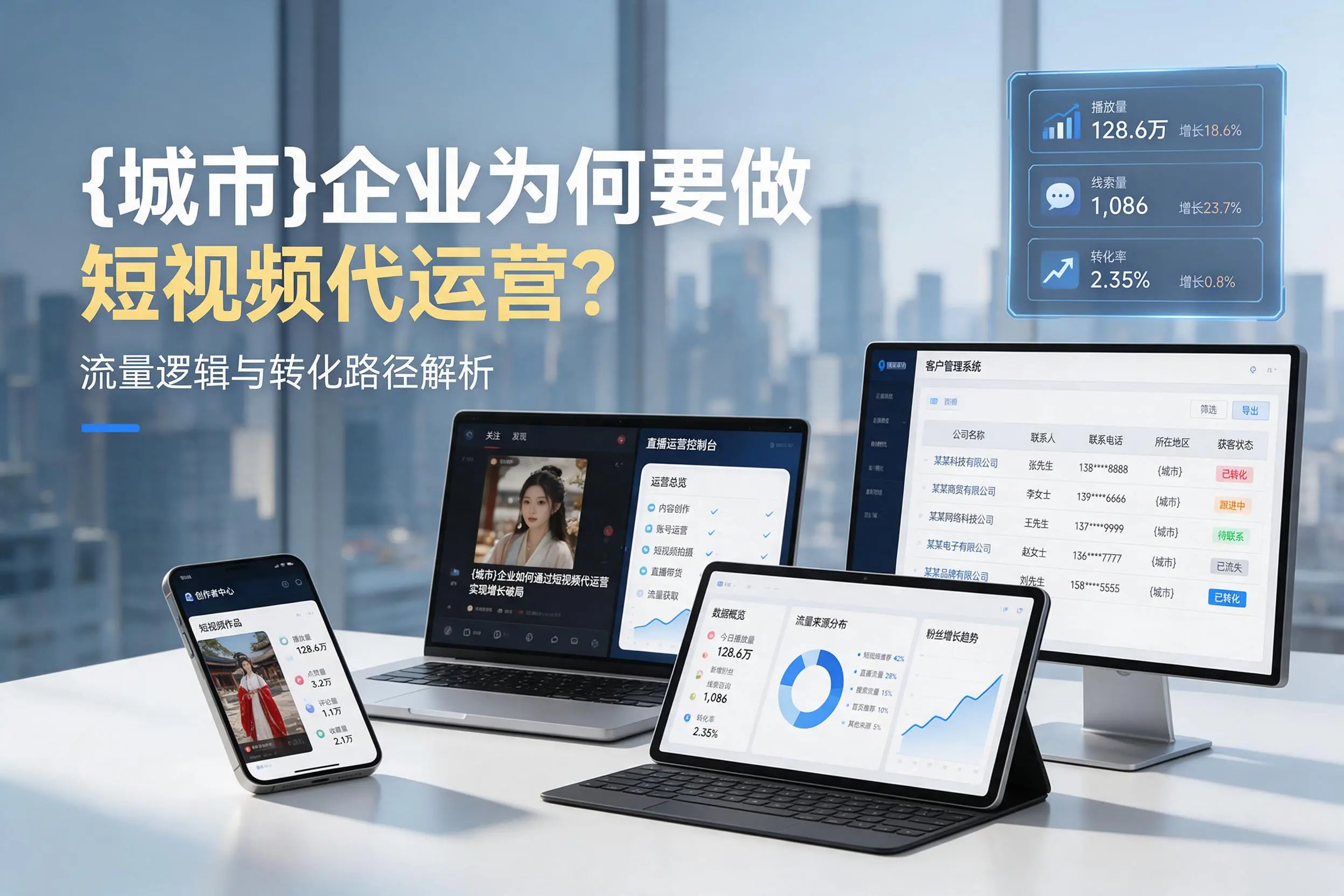 广州企业为何要做短视频代运营？流量逻辑与转化路径解析