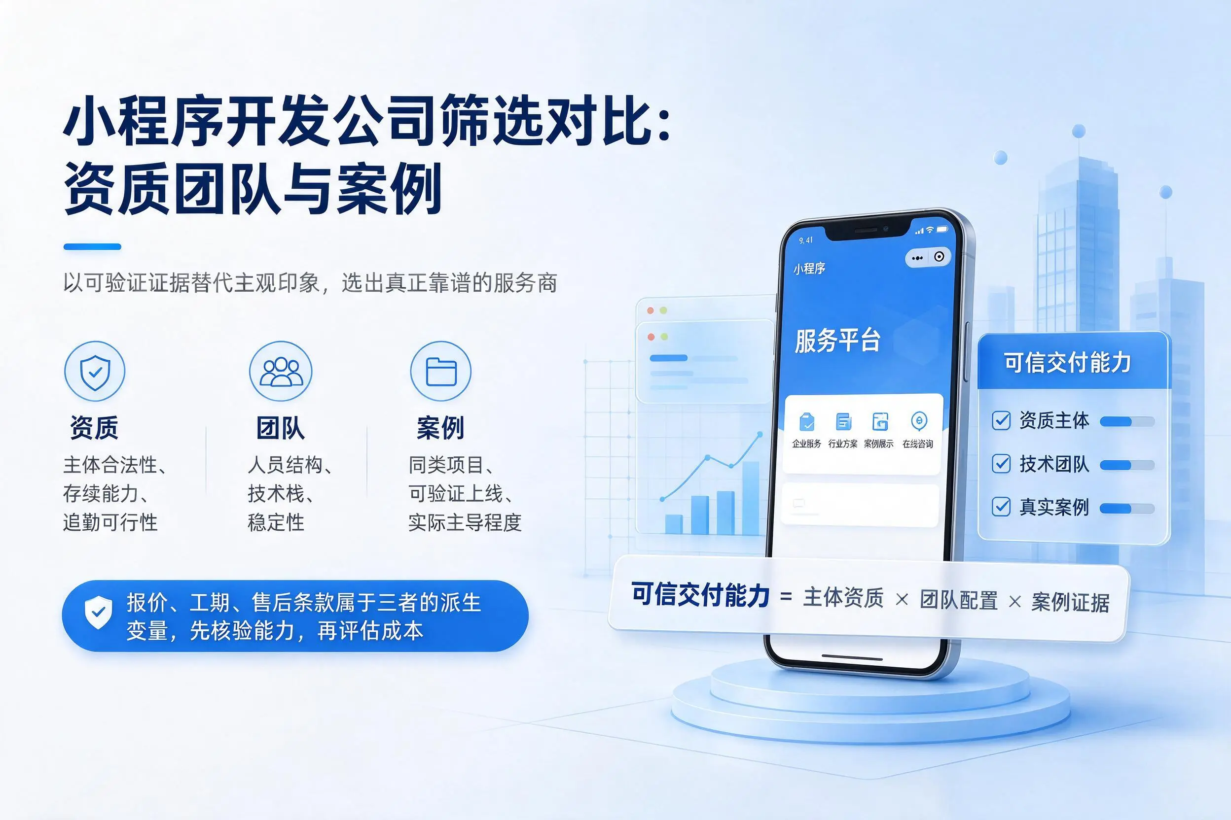 广州小程序开发公司筛选对比：资质团队与案例
