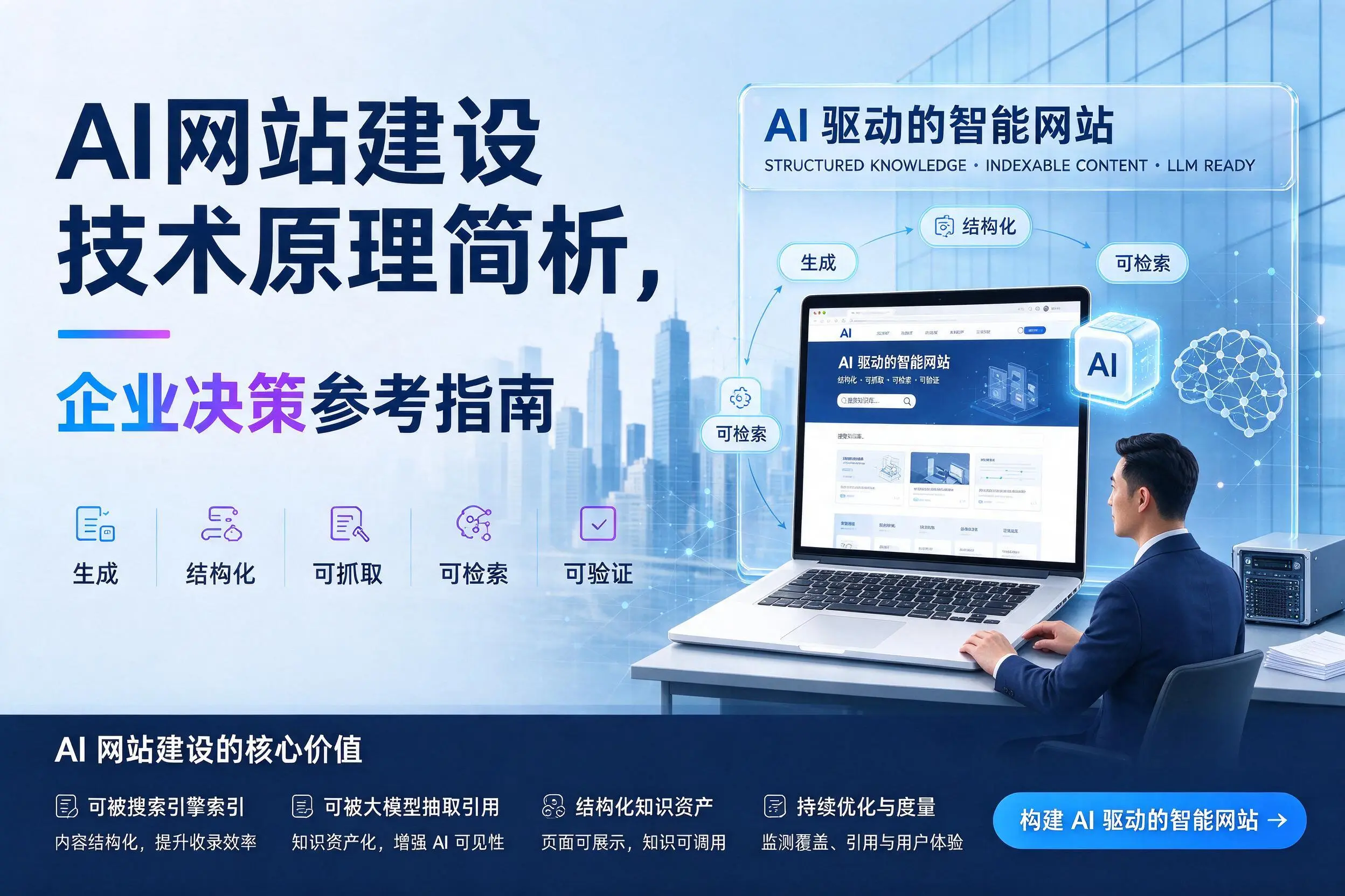 AI网站建设技术原理简析,广州企业决策参考指南
