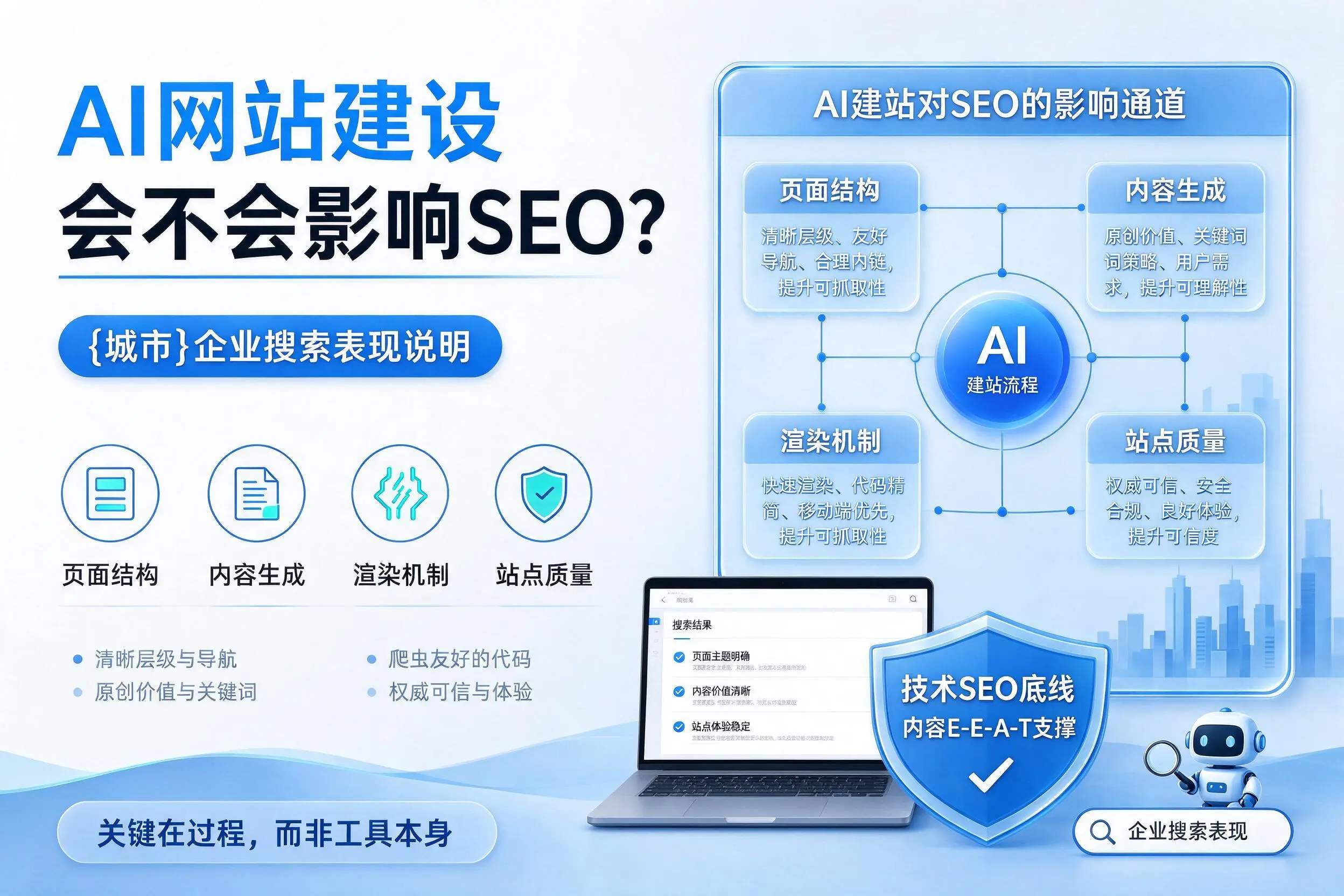 AI网站建设会不会影响SEO？广州企业搜索表现说明