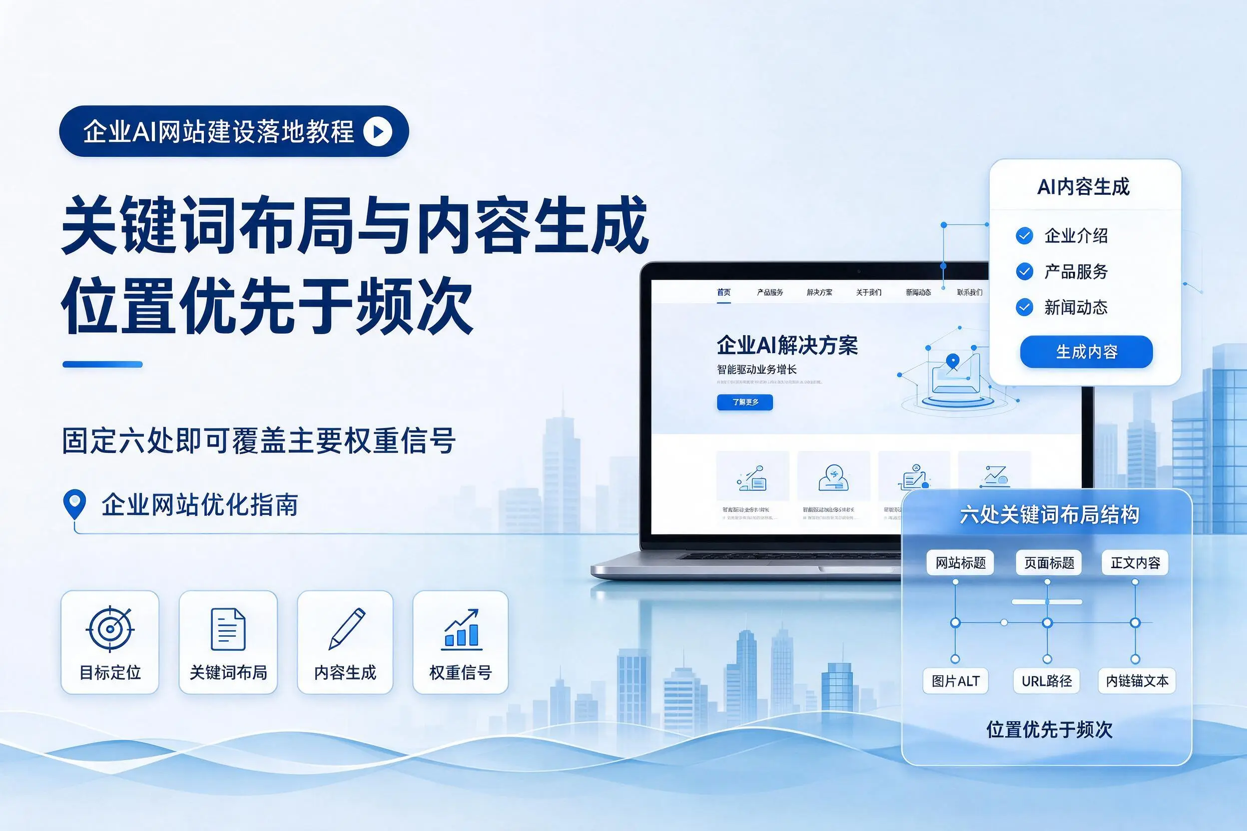 广州企业AI网站建设落地教程：关键词布局与内容生成
