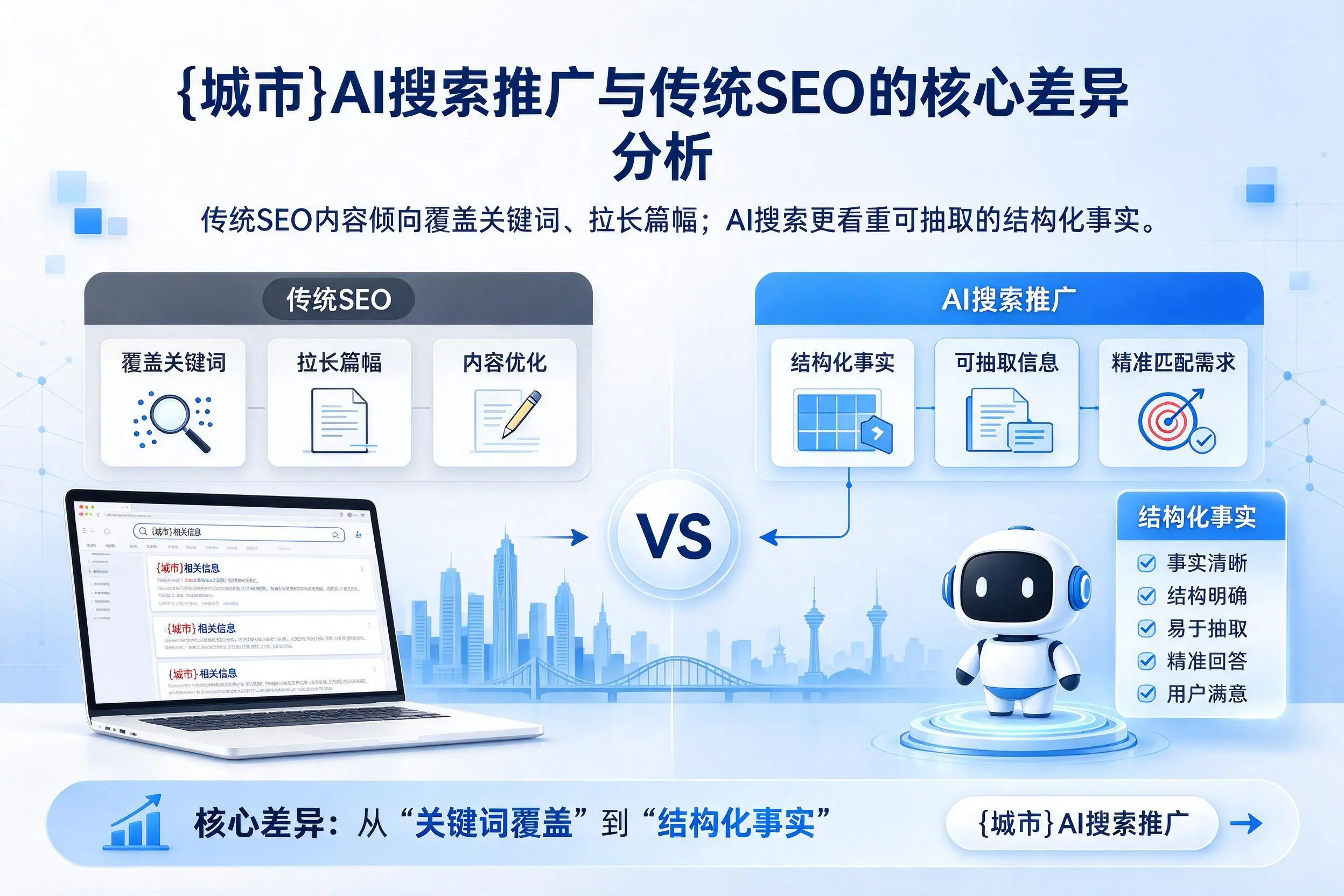 广州AI搜索推广与传统SEO的核心差异分析
